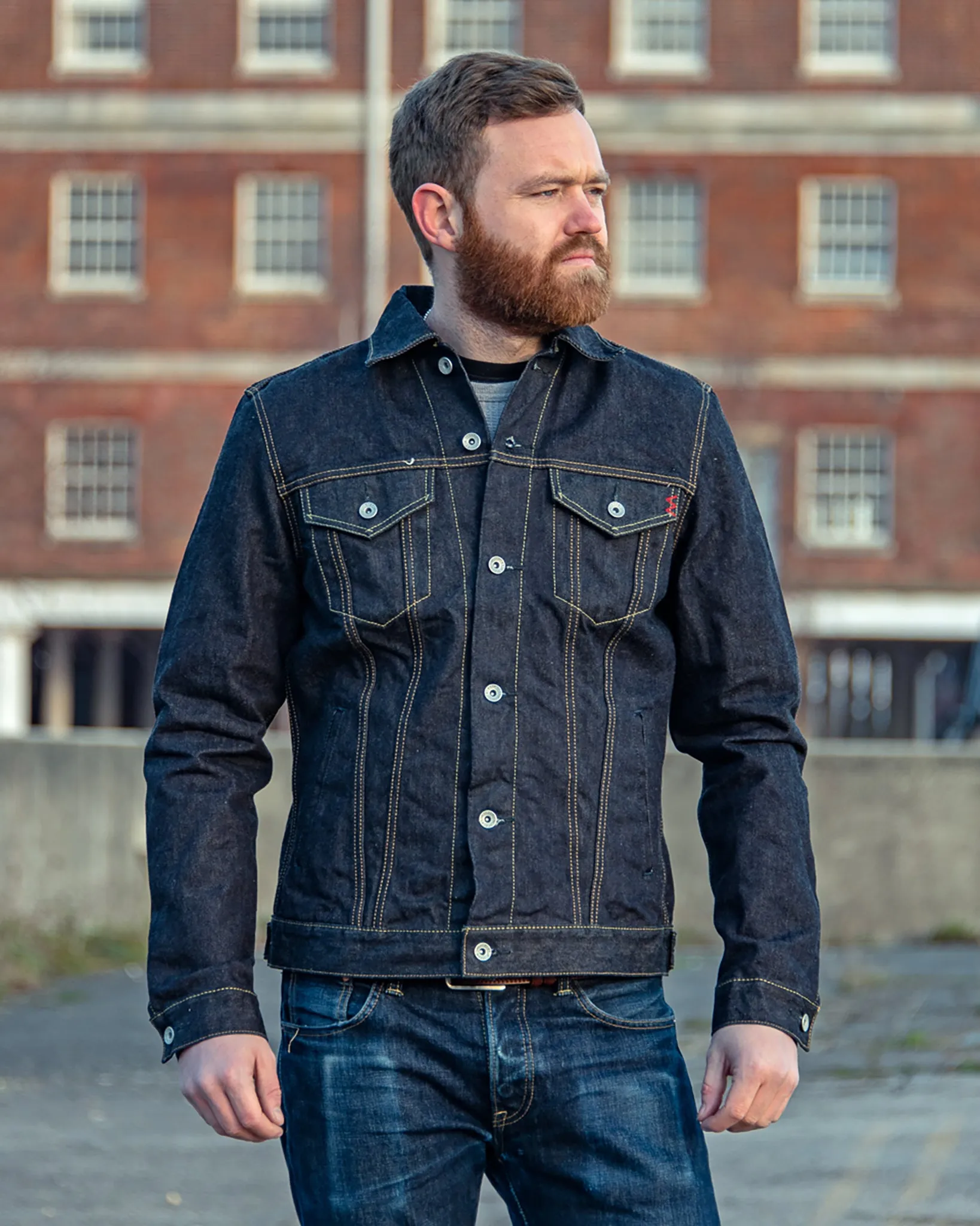 14oz Selvedge Denim Modified Type III Jacket -  Indigo