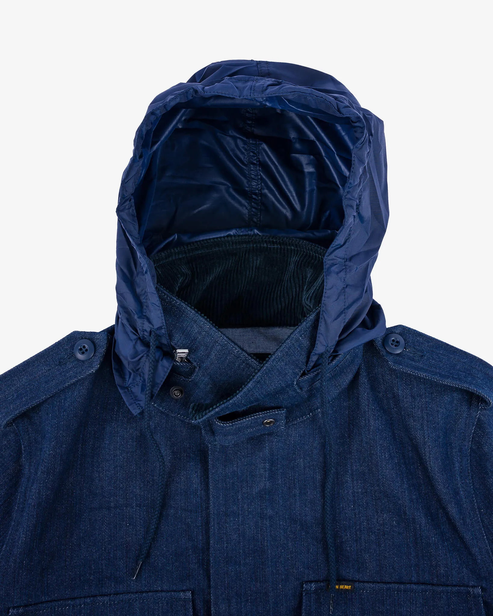 16oz Natural Indigo Selvedge Denim M65 Field Jacket
