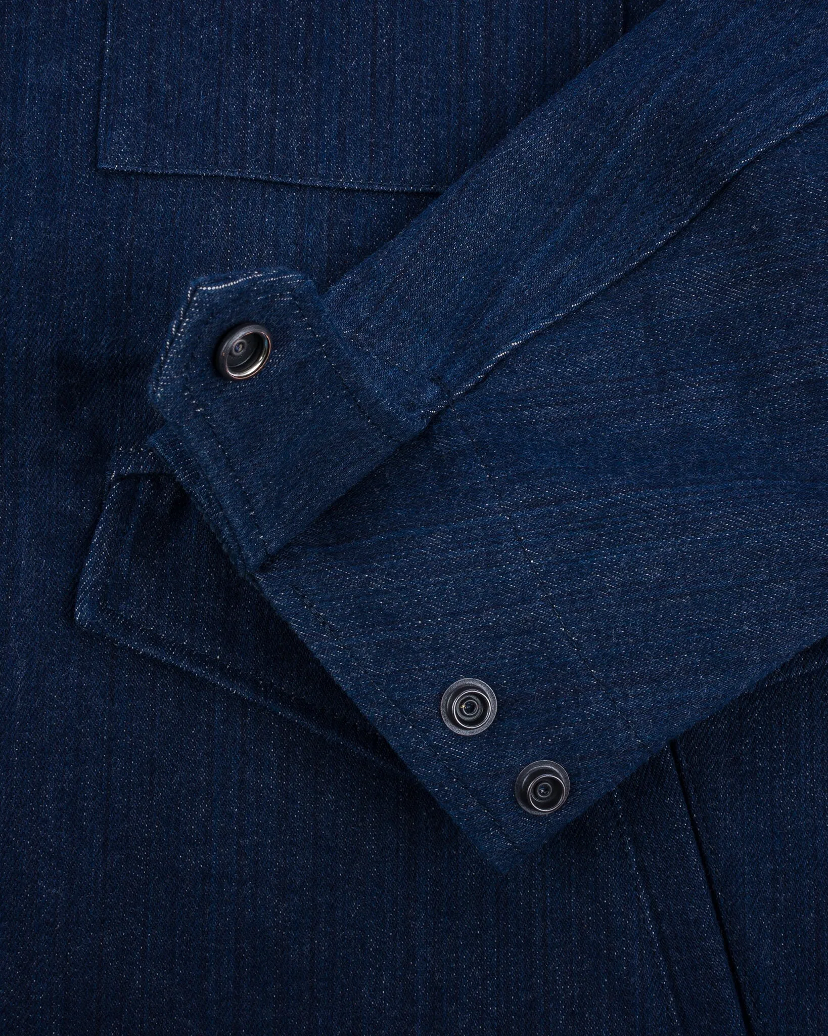 16oz Natural Indigo Selvedge Denim M65 Field Jacket