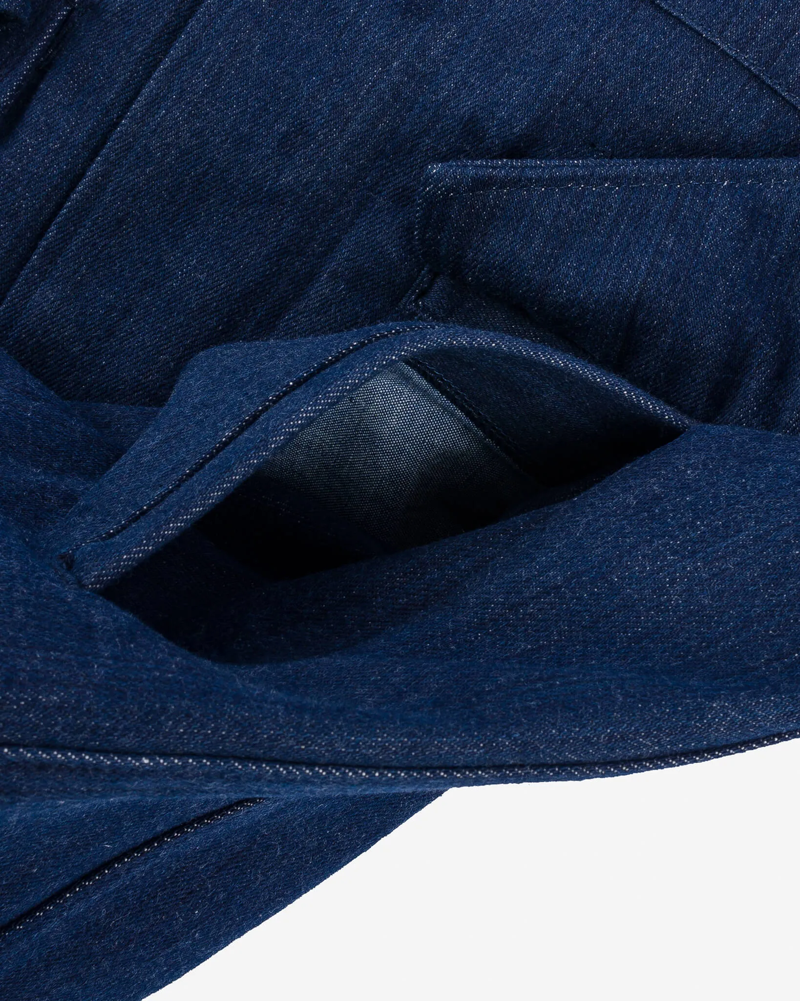 16oz Natural Indigo Selvedge Denim M65 Field Jacket