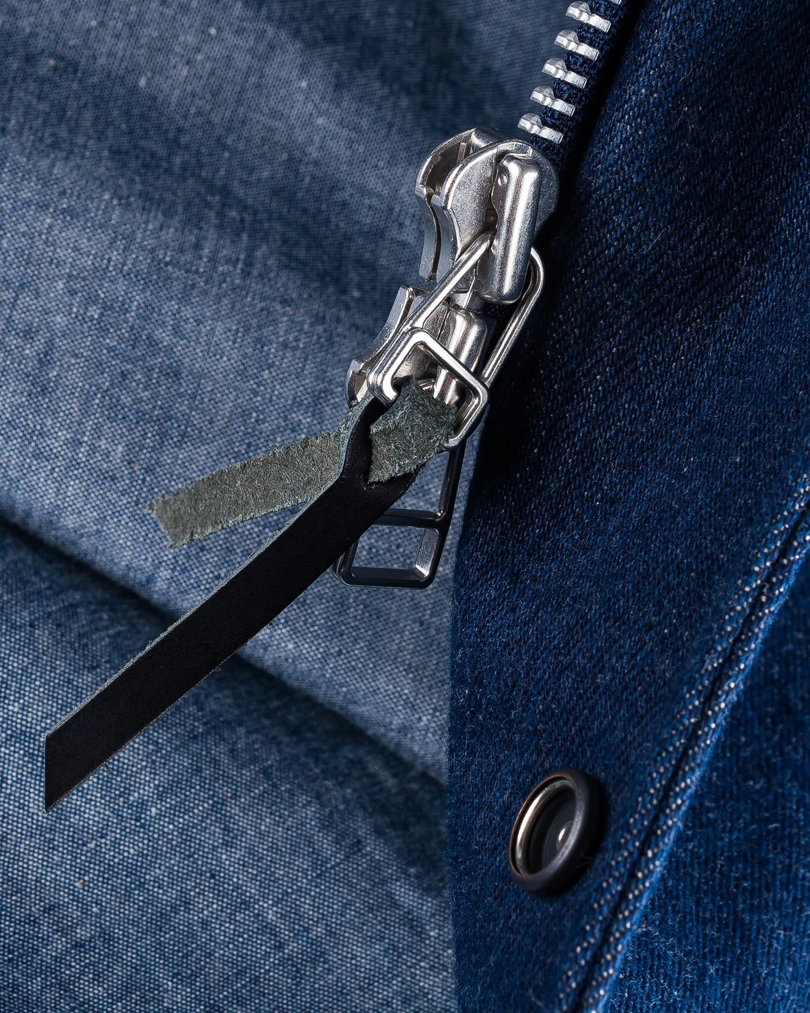 16oz Natural Indigo Selvedge Denim M65 Field Jacket