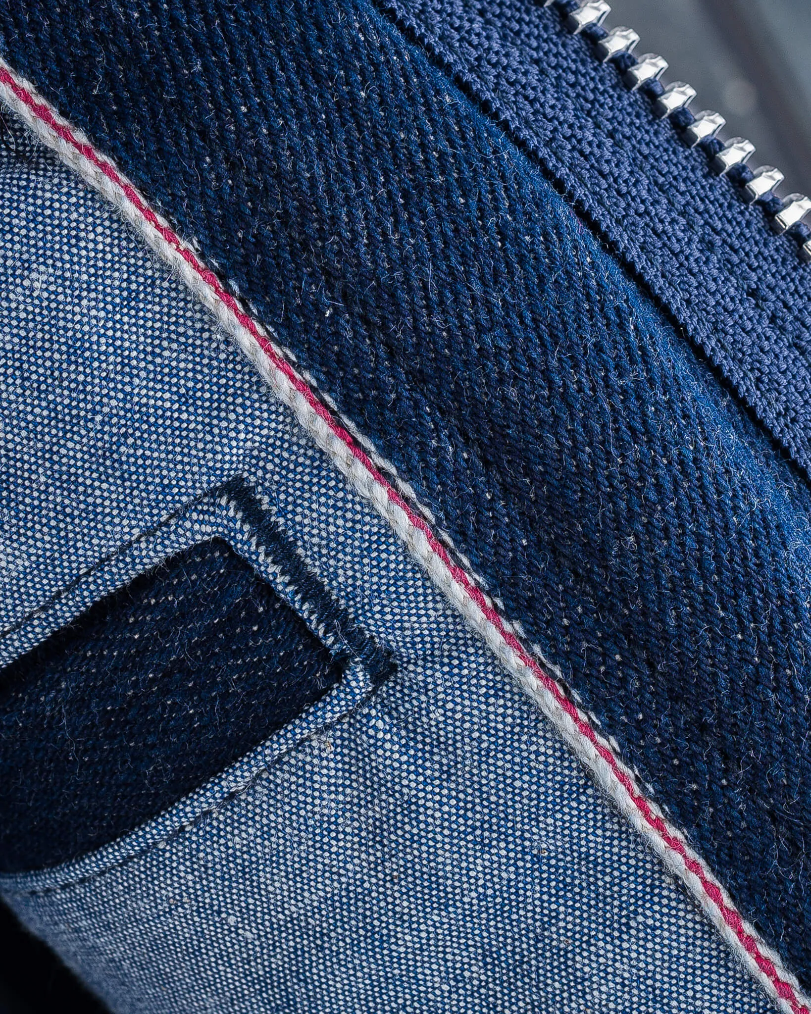 16oz Natural Indigo Selvedge Denim M65 Field Jacket