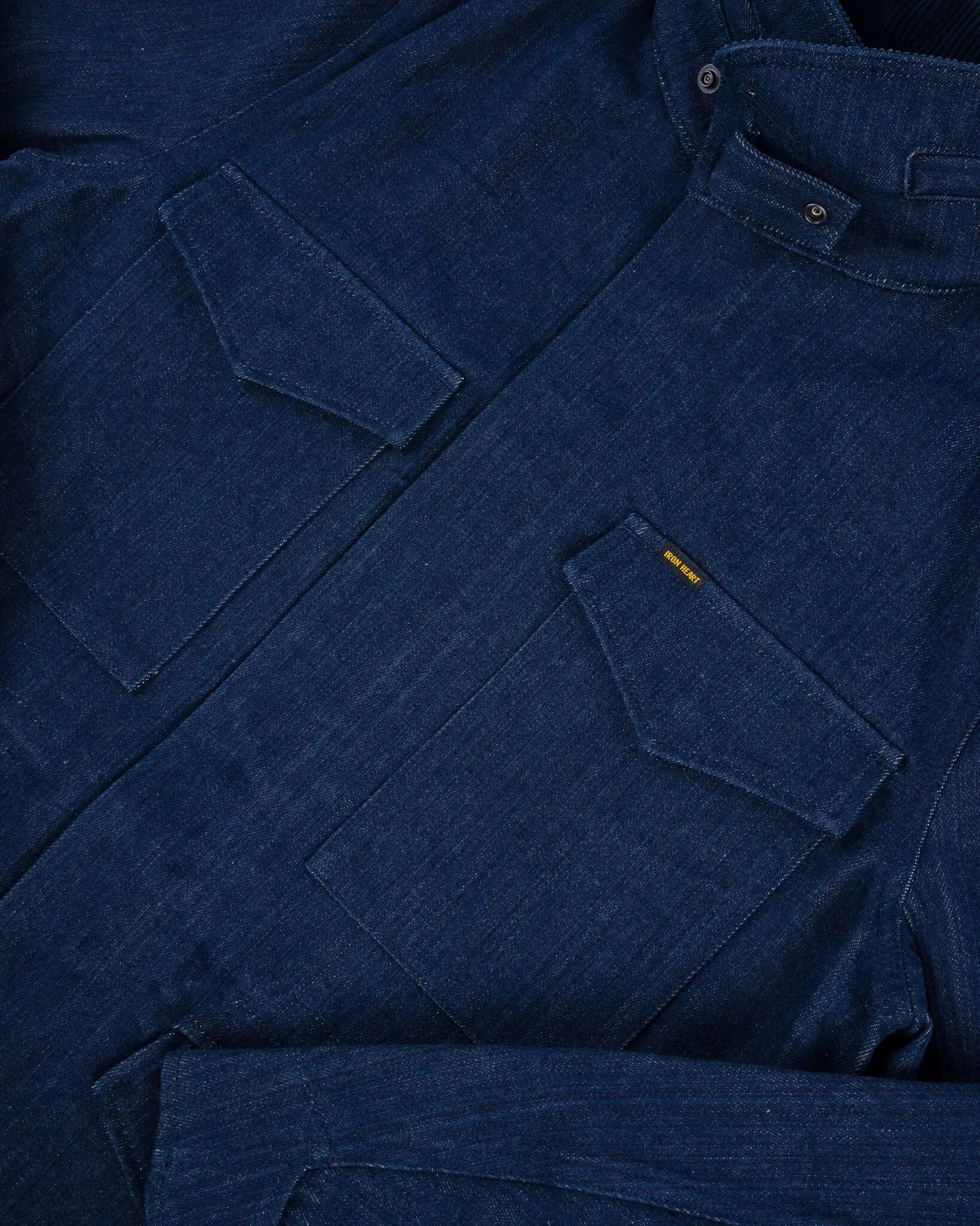 16oz Natural Indigo Selvedge Denim M65 Field Jacket