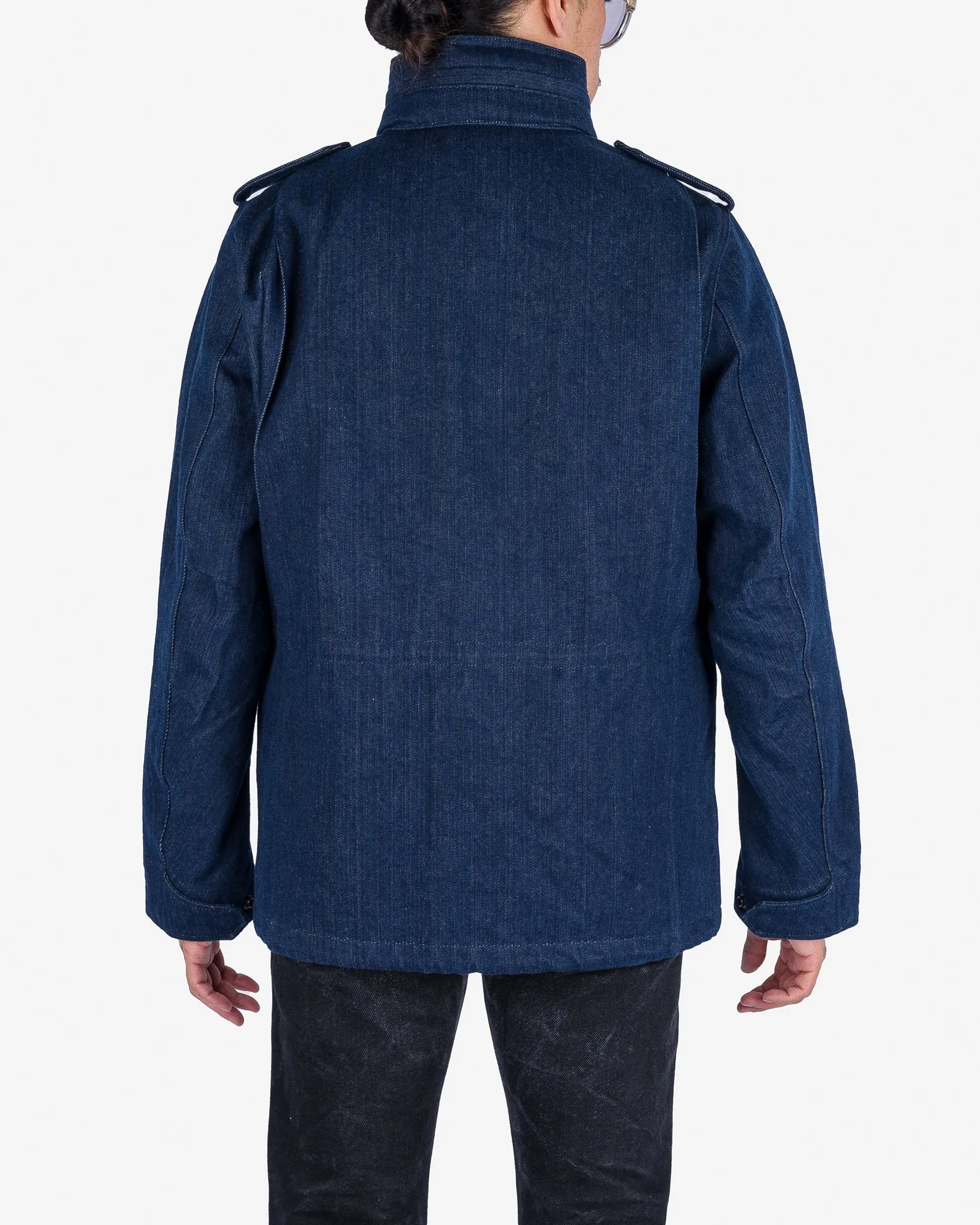 16oz Natural Indigo Selvedge Denim M65 Field Jacket