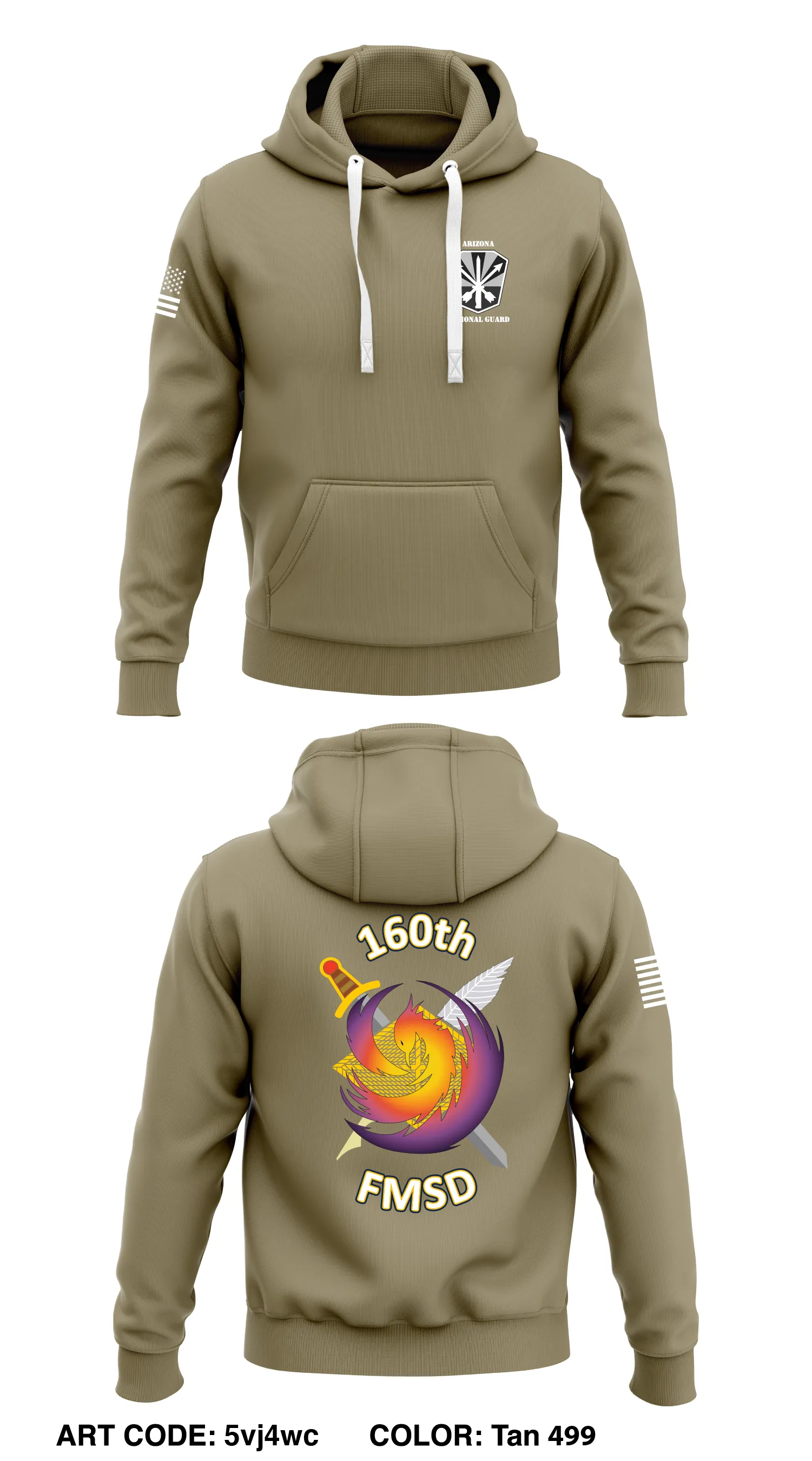 16th FMSD  Core Men's Hooded Performance Sweatshirt - 5vj4wc
