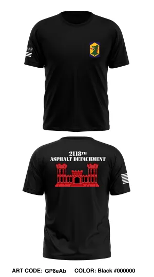 2118 Asphalt Detachment Core Men's SS Performance Tee - GP8eAb