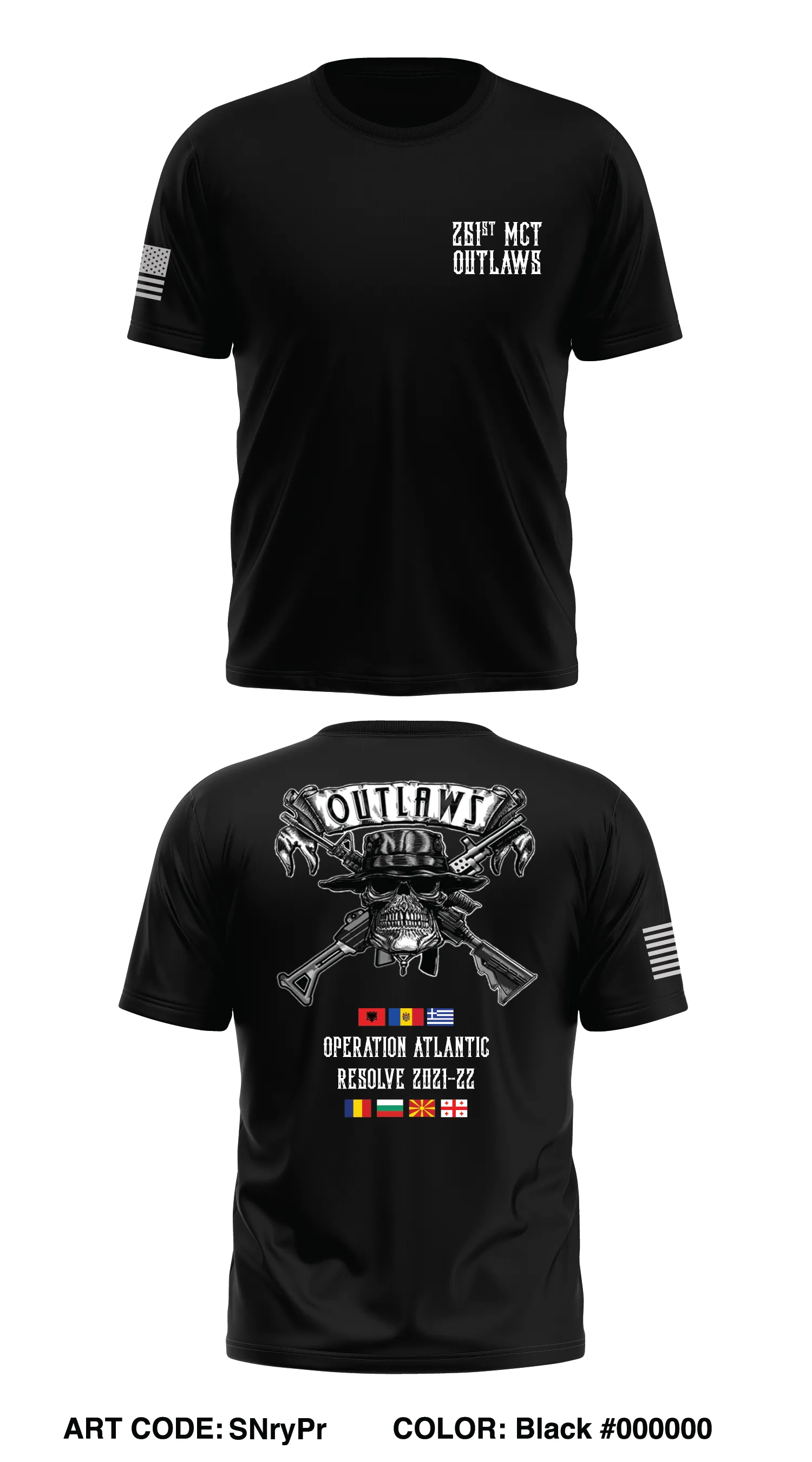 261st MCT OUTLAWS Store 1 Core Men's SS Performance Tee - SNryPr