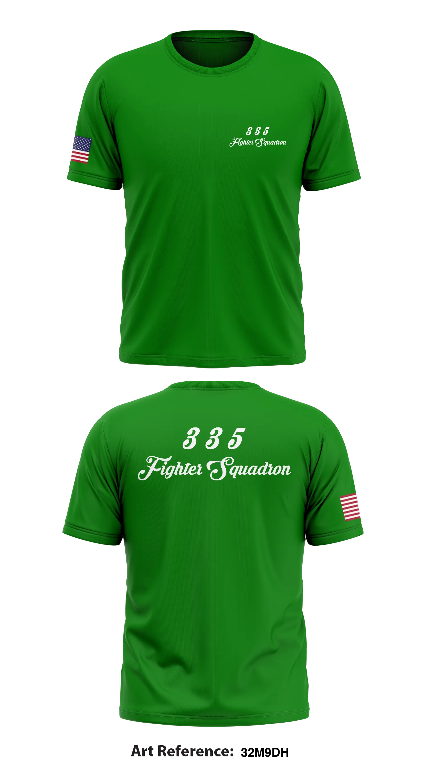 335 Fighter Squadron  Store 1 Core Men's SS Performance Tee - 32M9dH