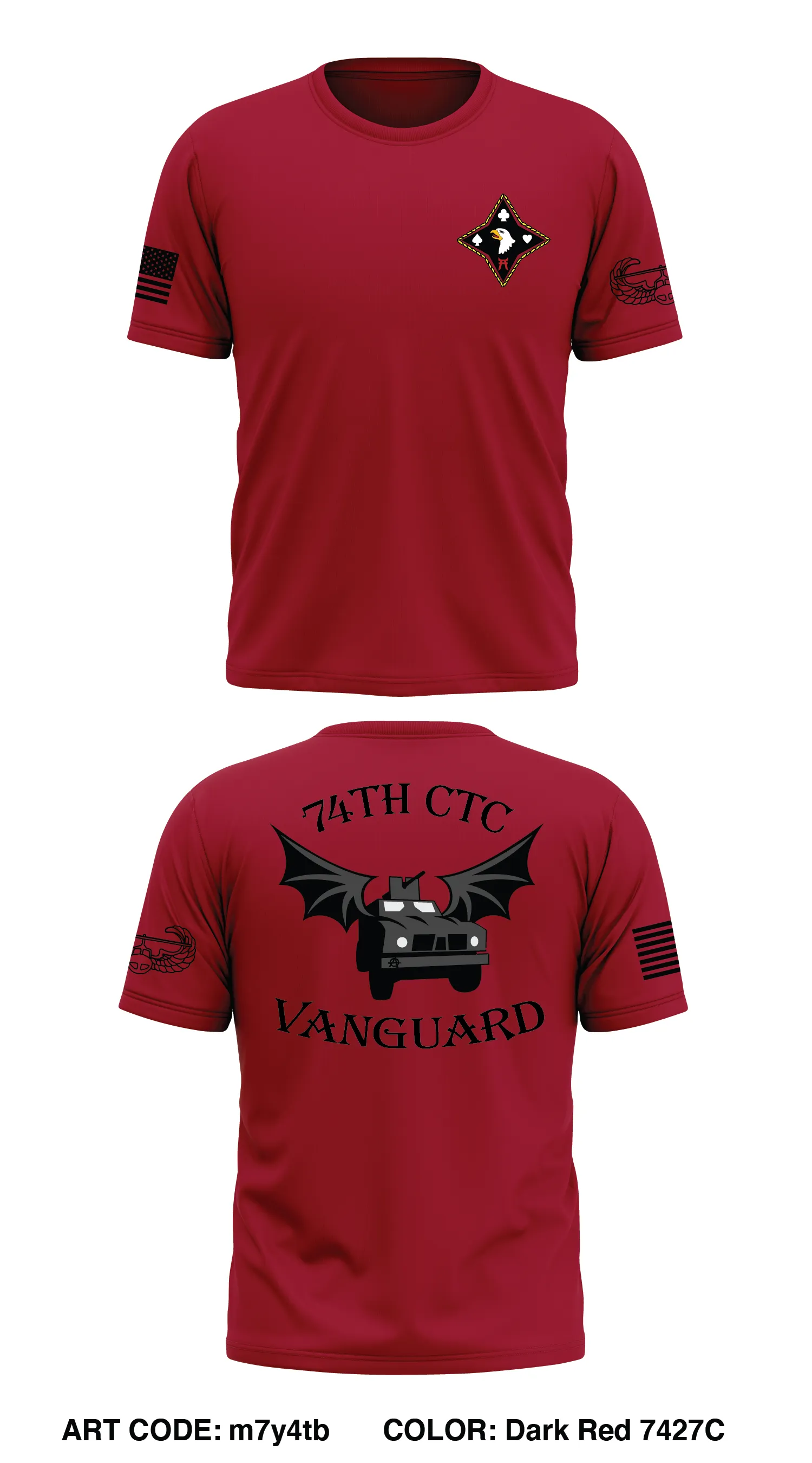74th CTC Store 1 Core Men's SS Performance Tee - m7y4tb