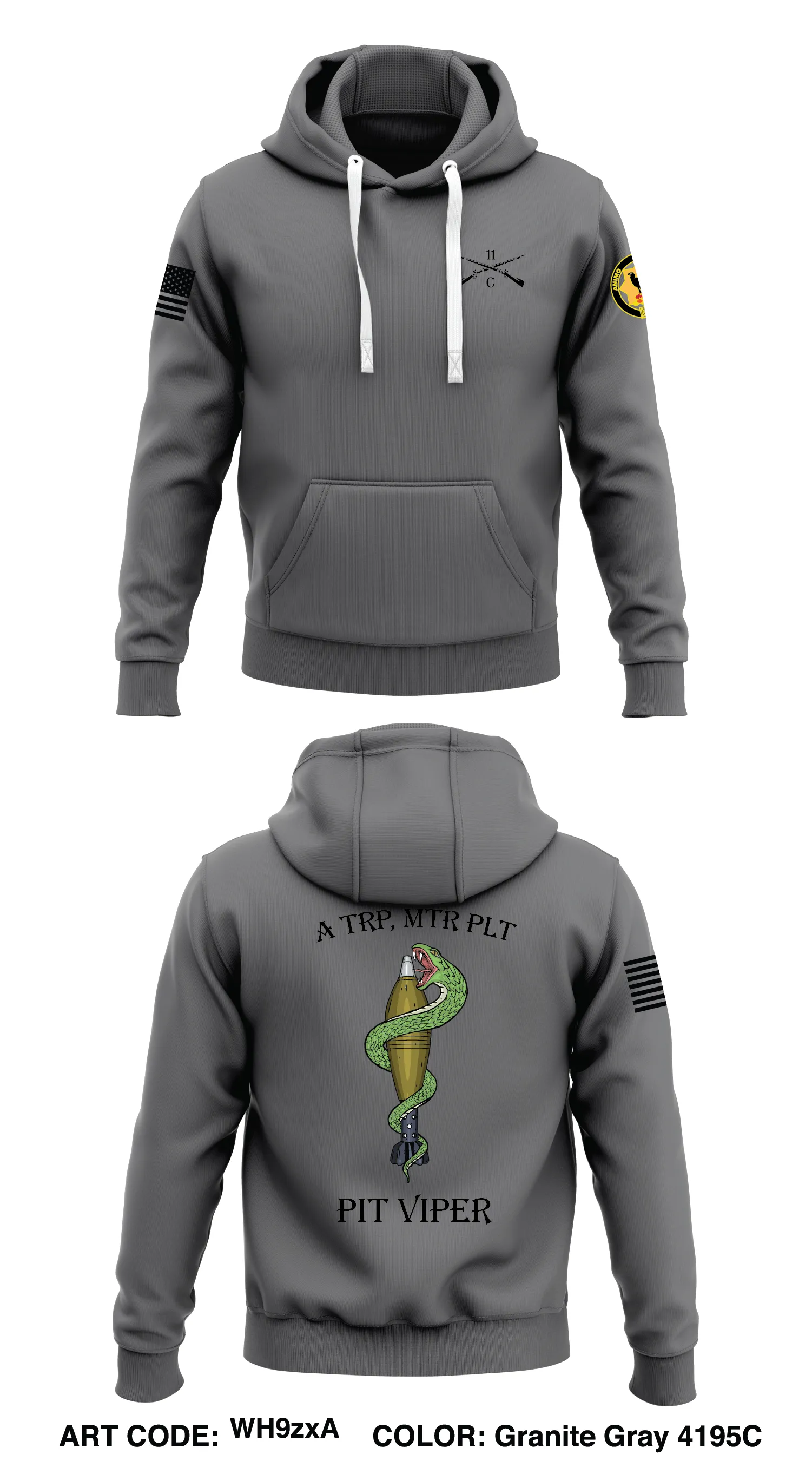 A Co, 5-1 Cav Store 1  Core Men's Hooded Performance Sweatshirt - WH9zxA