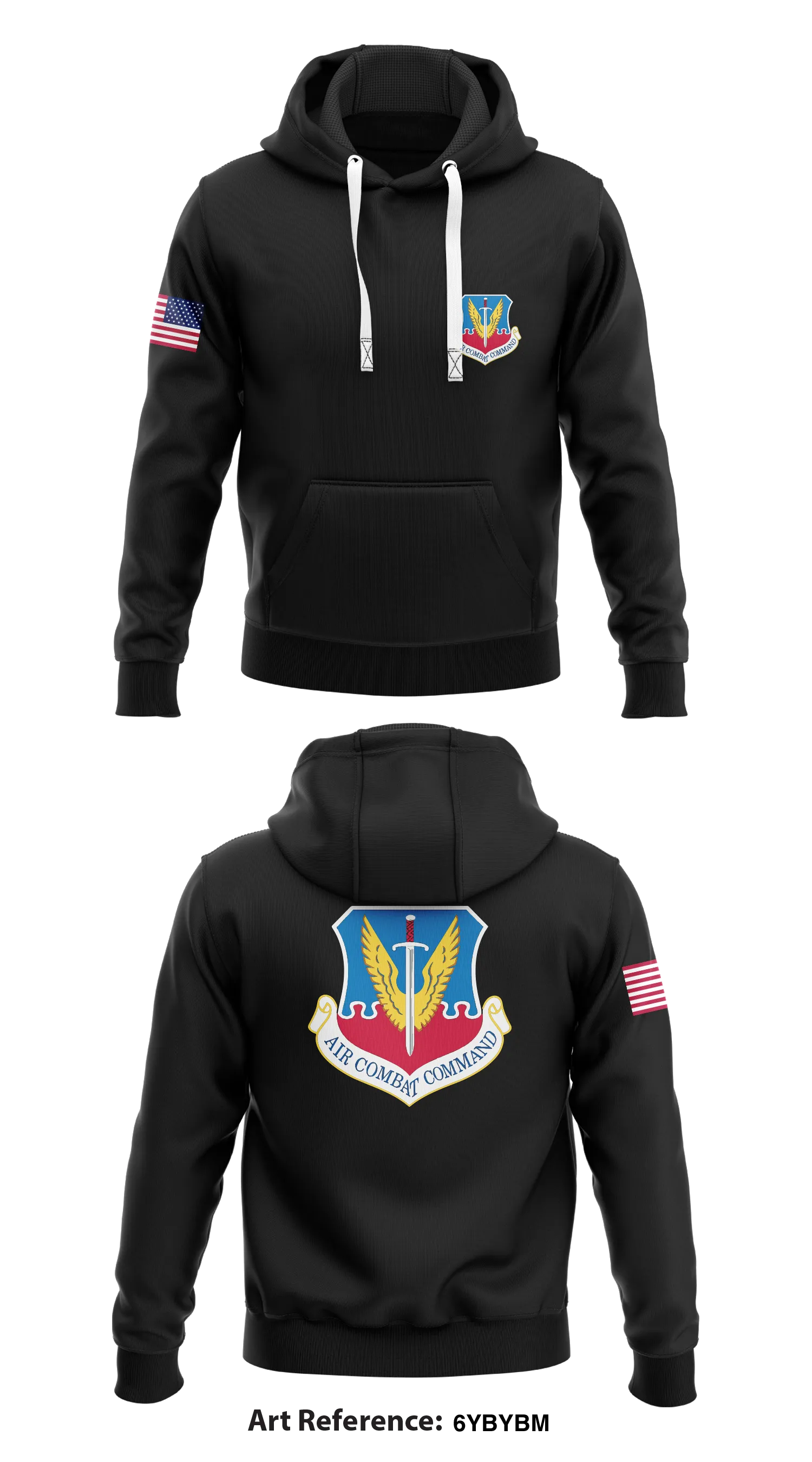 Air Force Combat Command Store 1  Core Men's Hooded Performance Sweatshirt - 6yBybm