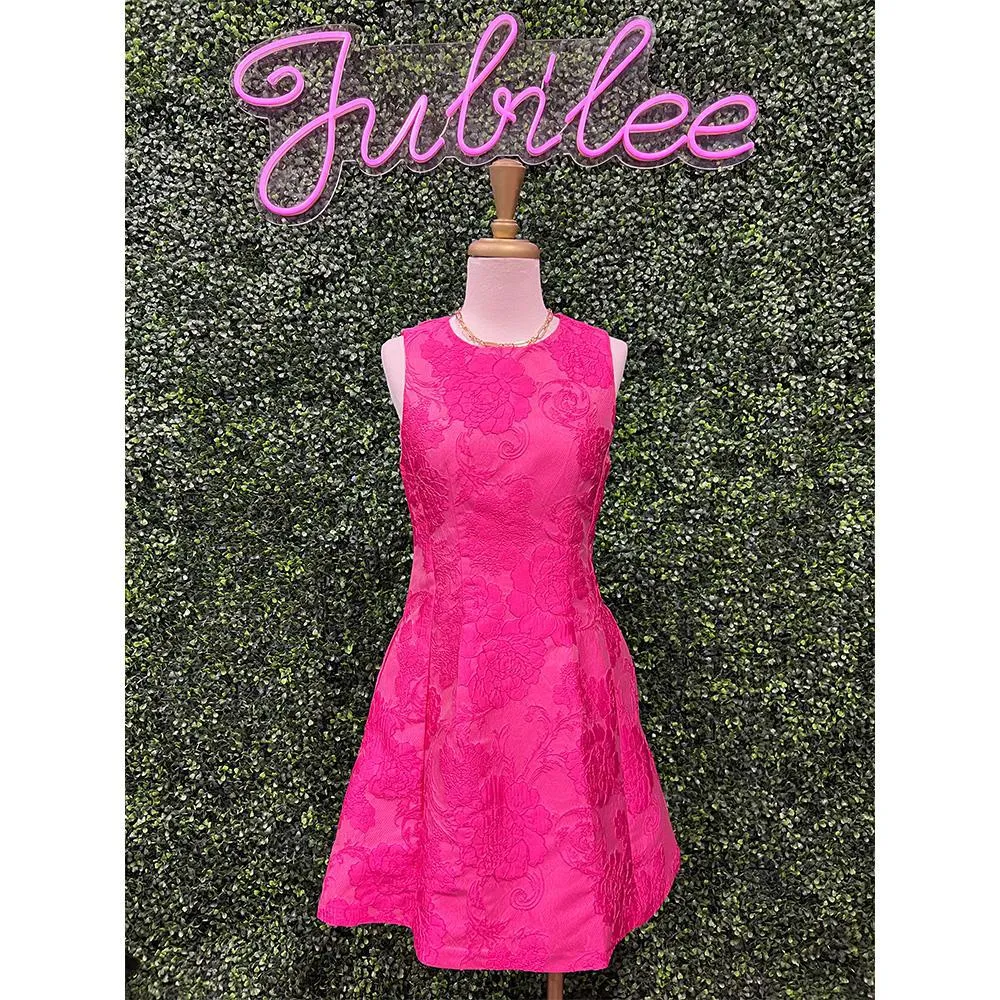 Alice Hot Pink Sleeveless Mini Dress