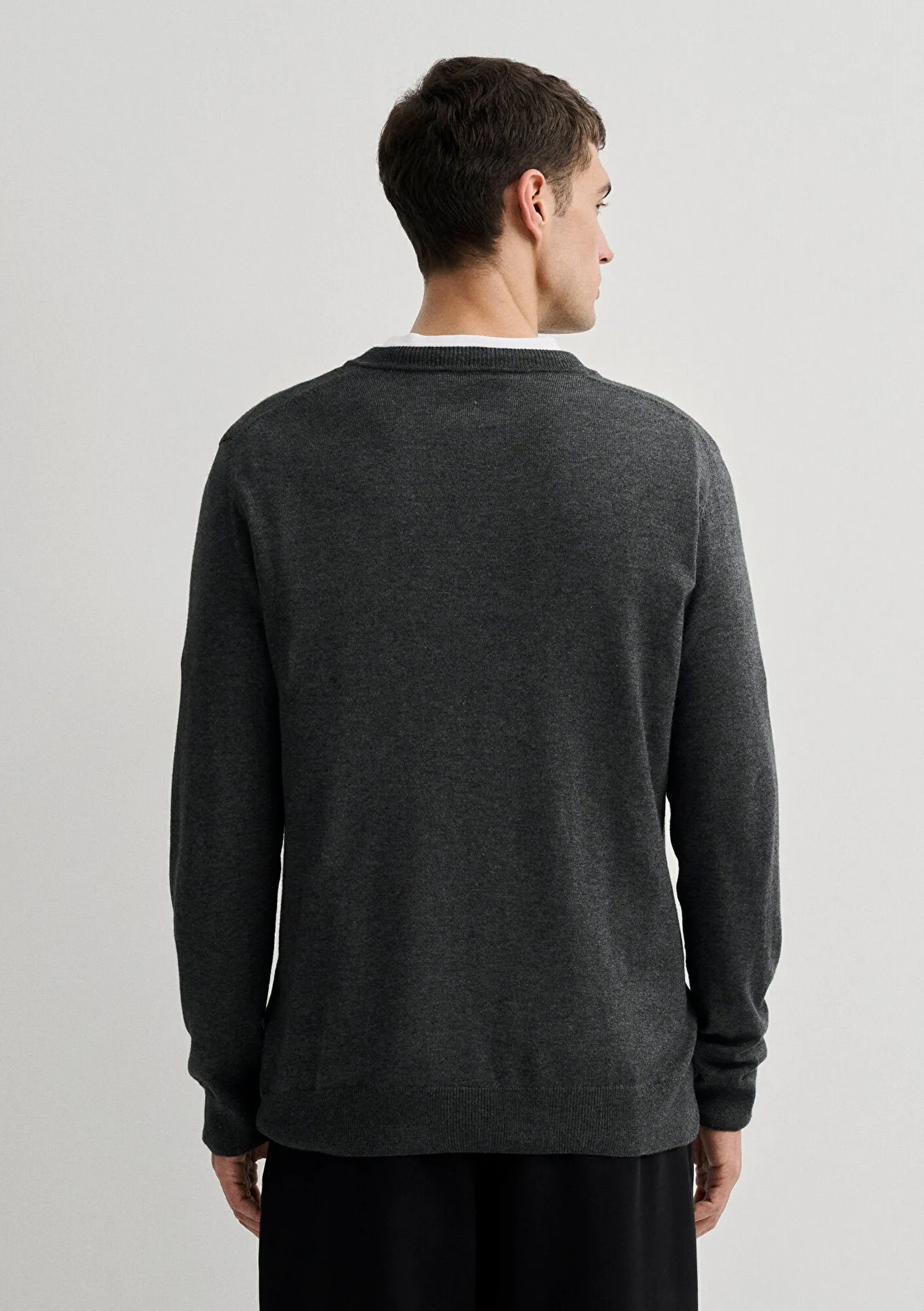 Anthracite Cashmere Blend Sweater