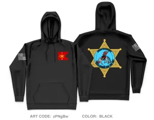 B BTRY, 108th ADA BDE Core Men's Hooded Performance Sweatshirt - zPNgBw