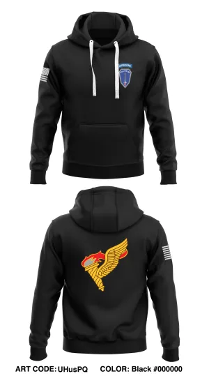 B Co 1/125 Det 19 Store 1  Core Men's Hooded Performance Sweatshirt - UHusPQ