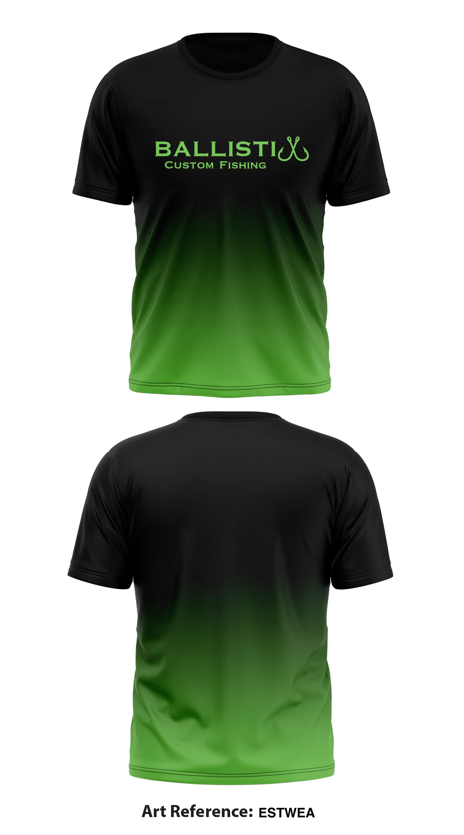 Ballistix Custom Fishing  Store 1 Core Men's SS Performance Tee - EstWea