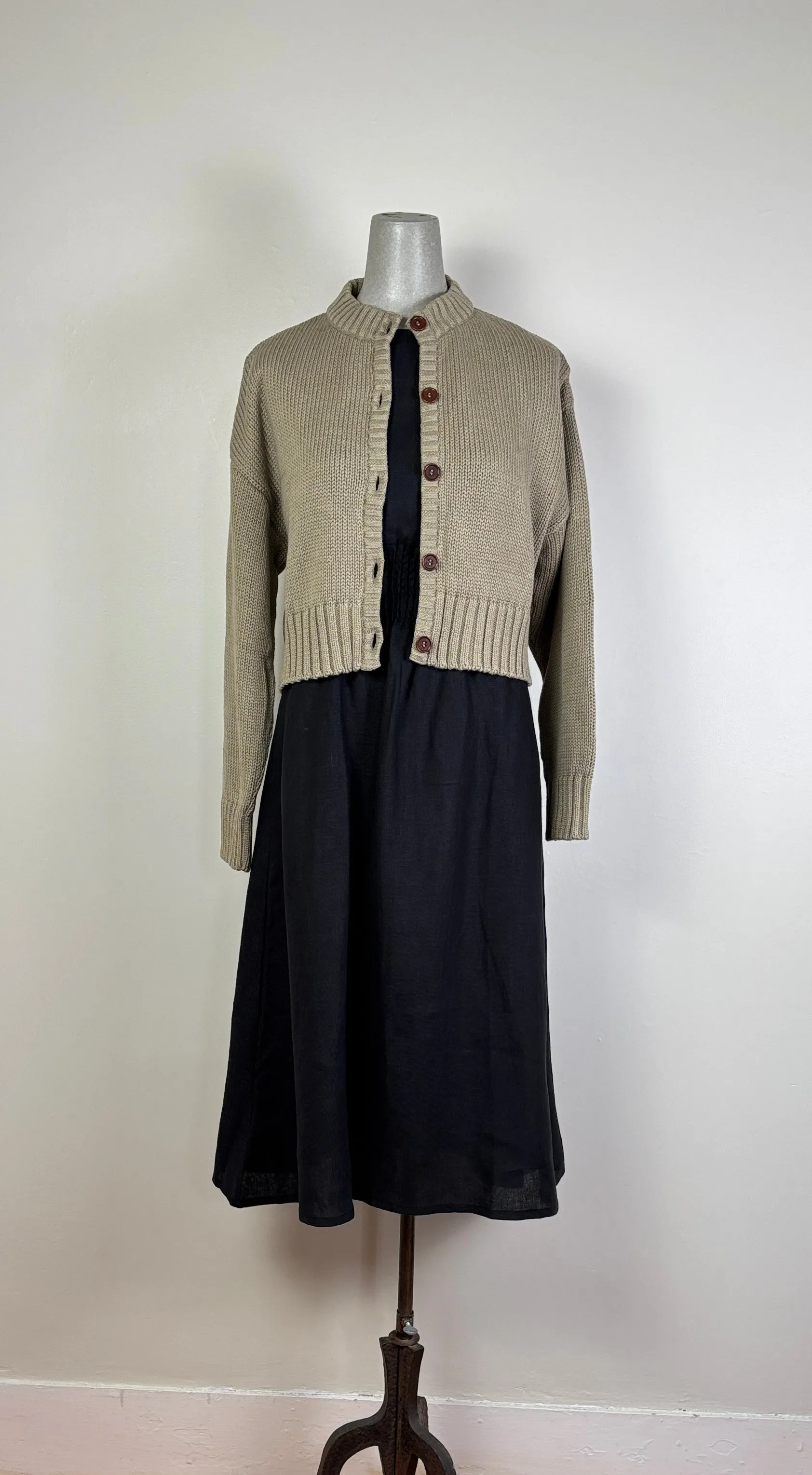 Beaumont Organic  ~  Ottillie-May Linen Dress - Black