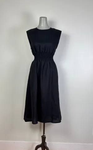 Beaumont Organic  ~  Ottillie-May Linen Dress - Black
