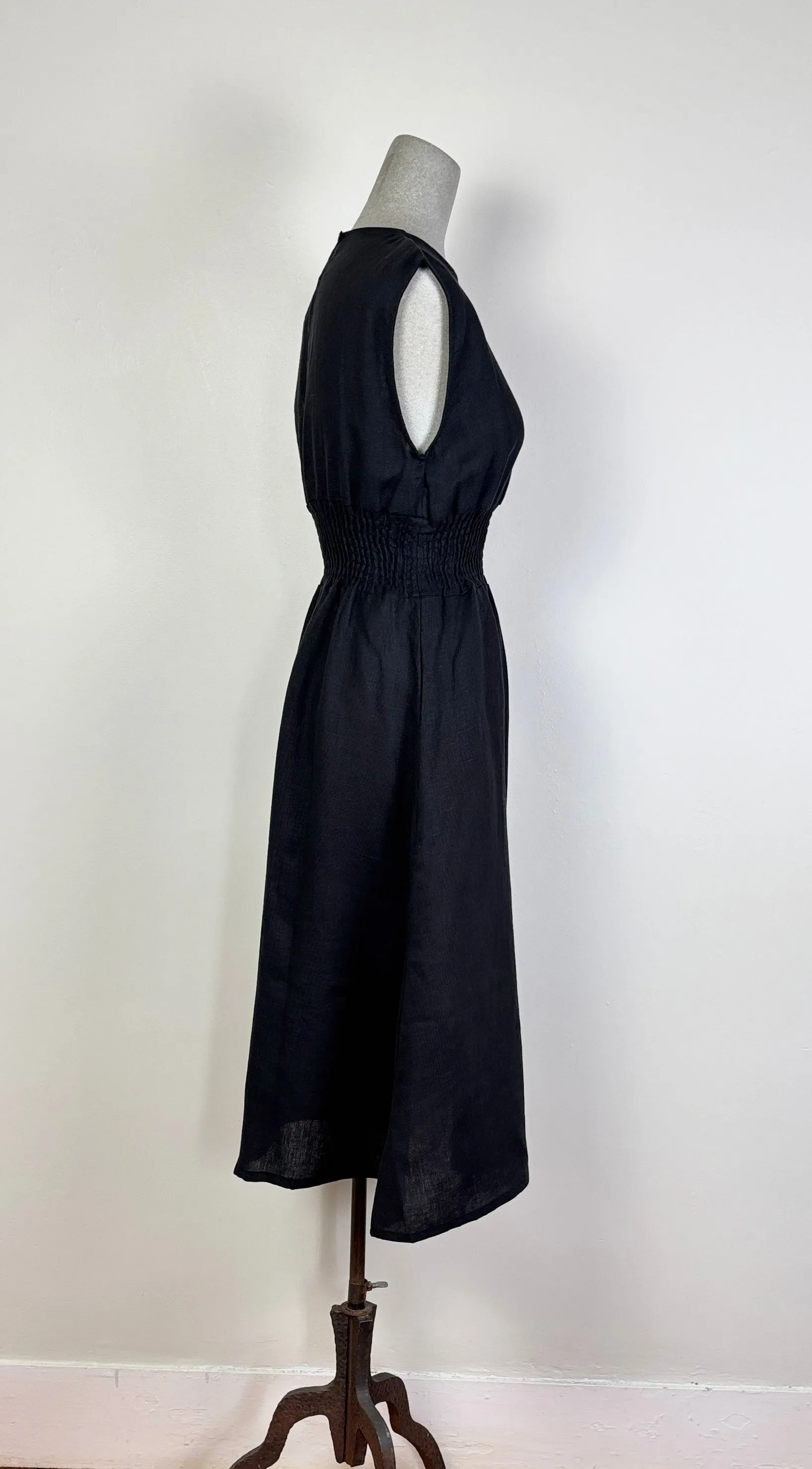 Beaumont Organic  ~  Ottillie-May Linen Dress - Black