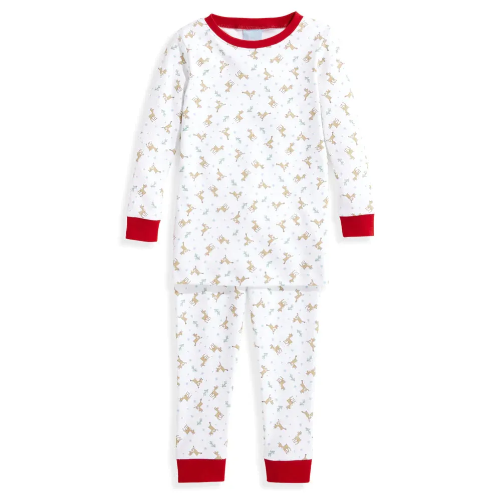 Bella Bliss: Prancer Printed Pima Jammies
