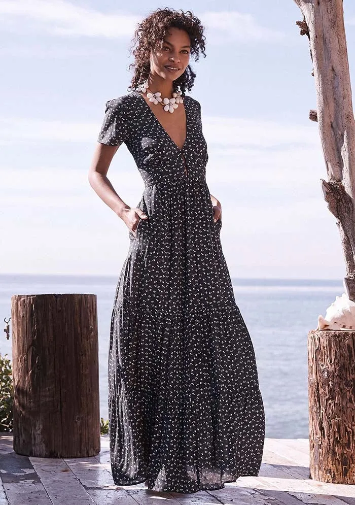 Bella Maxi Dress - Black