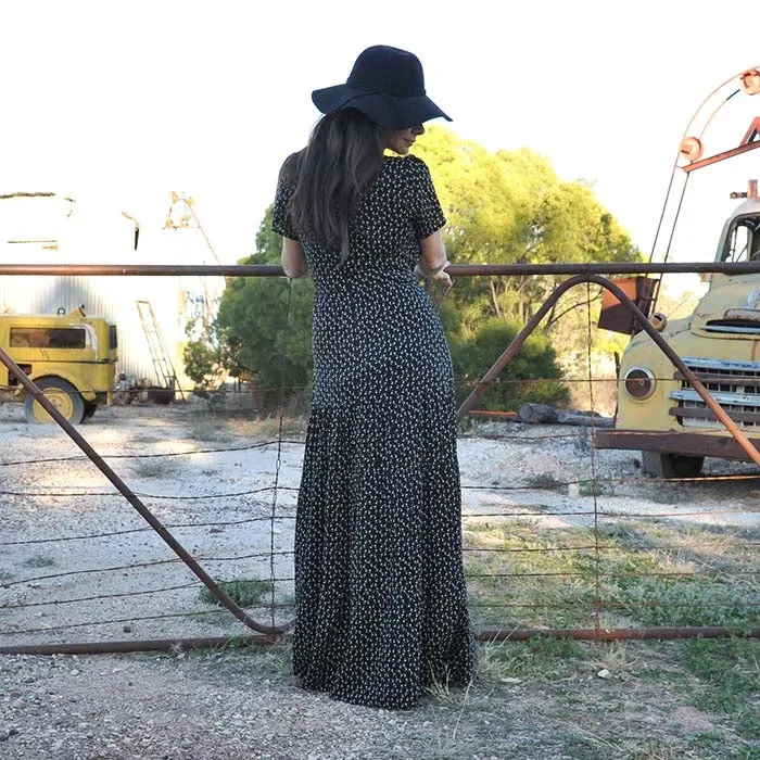 Bella Maxi Dress - Black