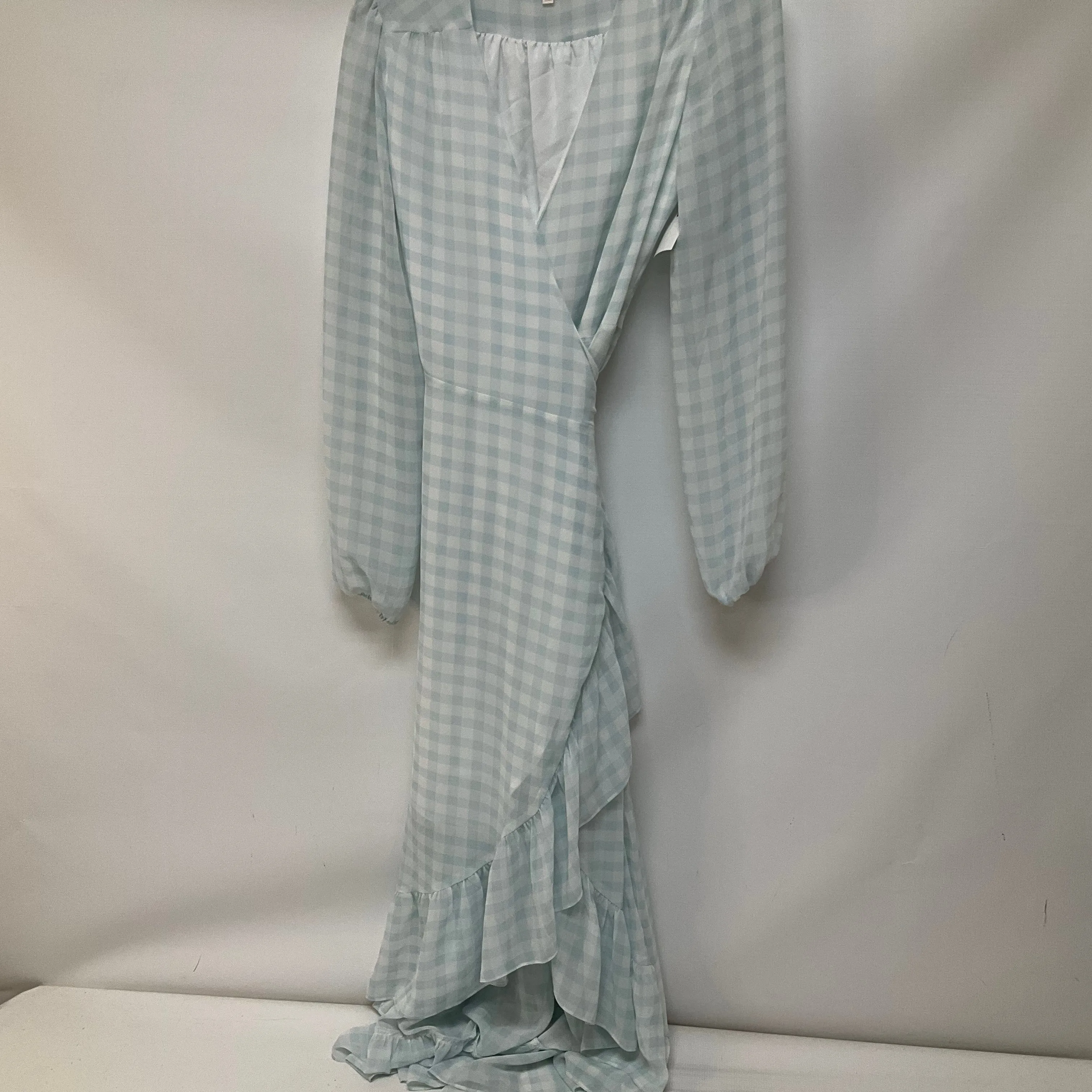 Blue Dress Casual Maxi Wayf, Size S