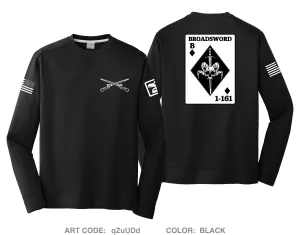 BOLD COMPANY, 1ST BN 161ST INFANTRY REGIMENT HI-Tech Performance Crewneck Sweatshirt - qZuUDd