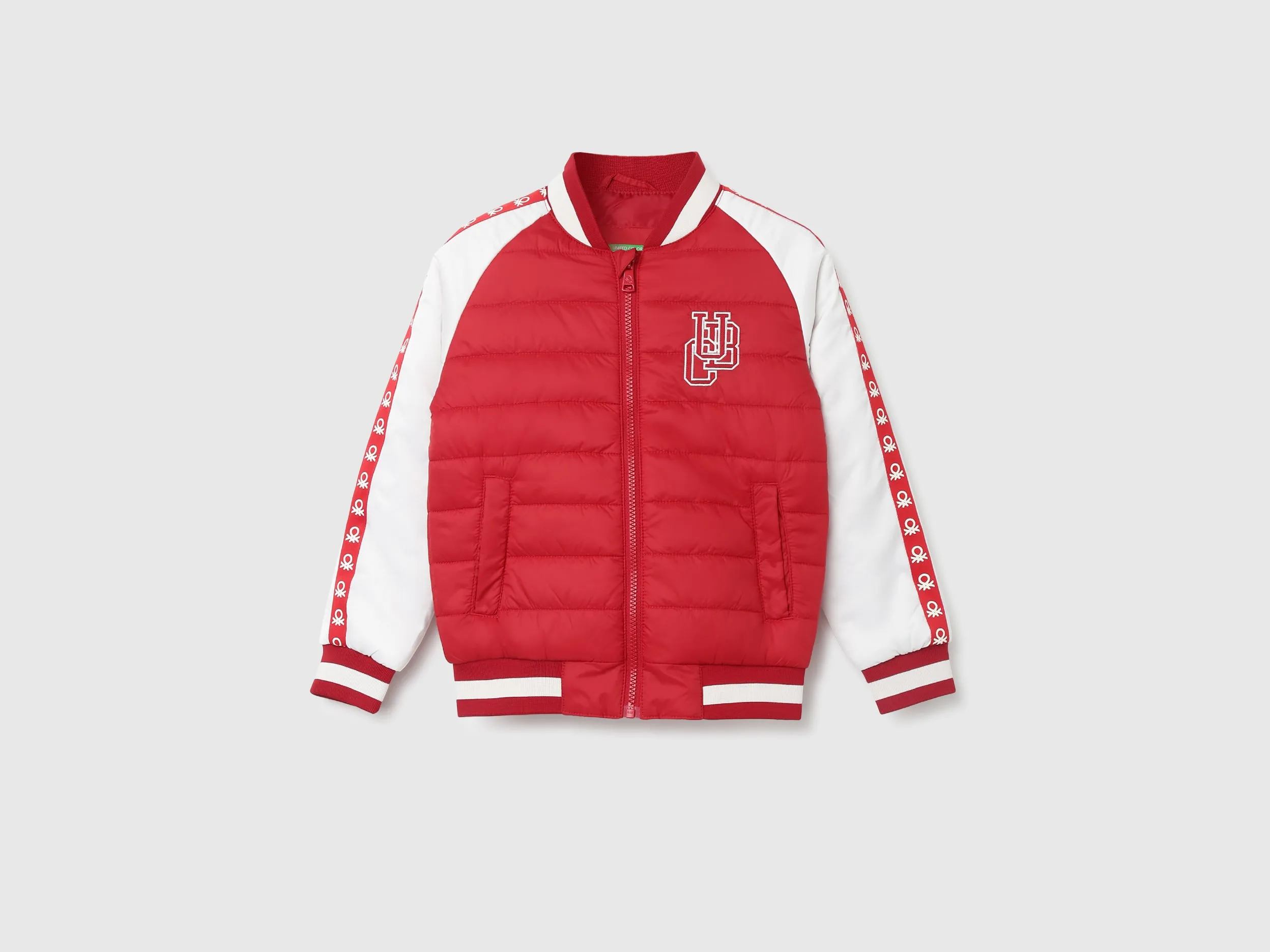 Boys Red Bomber Jacket