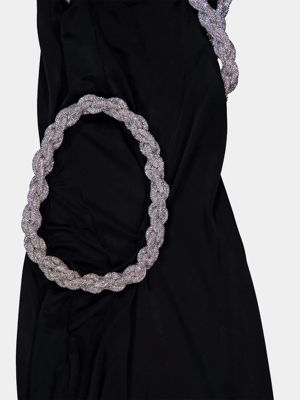 Braided Cut-Out Maxi Dress