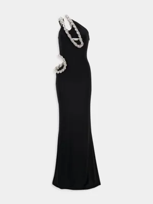 Braided Cut-Out Maxi Dress
