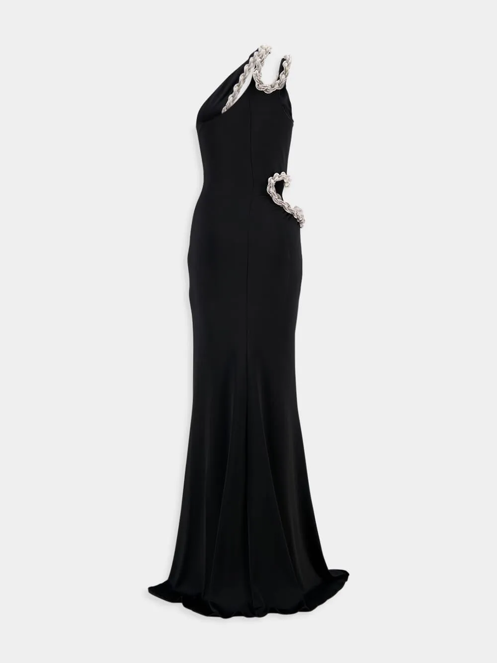 Braided Cut-Out Maxi Dress