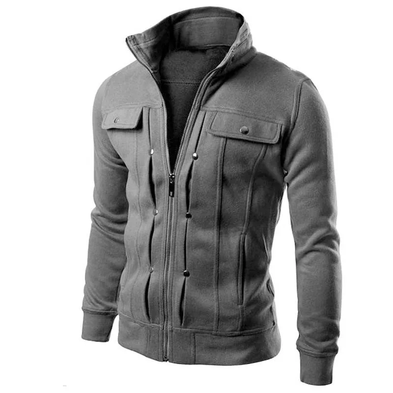 Brand Clothing Bomer Jacket Causal Men's Coat Zipper Tracksuit Jacket Mens jackets and coats Jaqueta Masculina