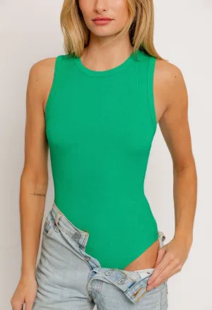 Brooke Bodysuit-Kelly Green
