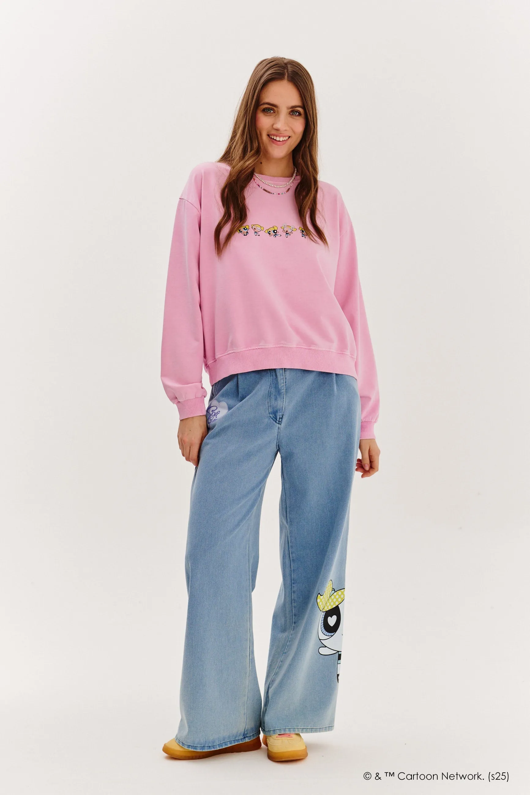 Bubbles denim pants