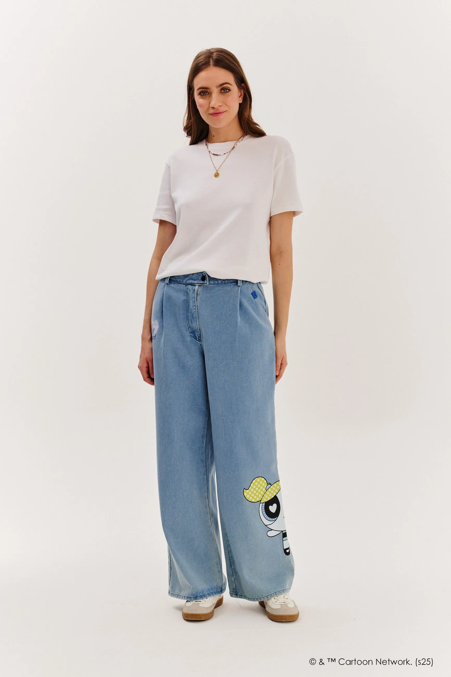 Bubbles denim pants