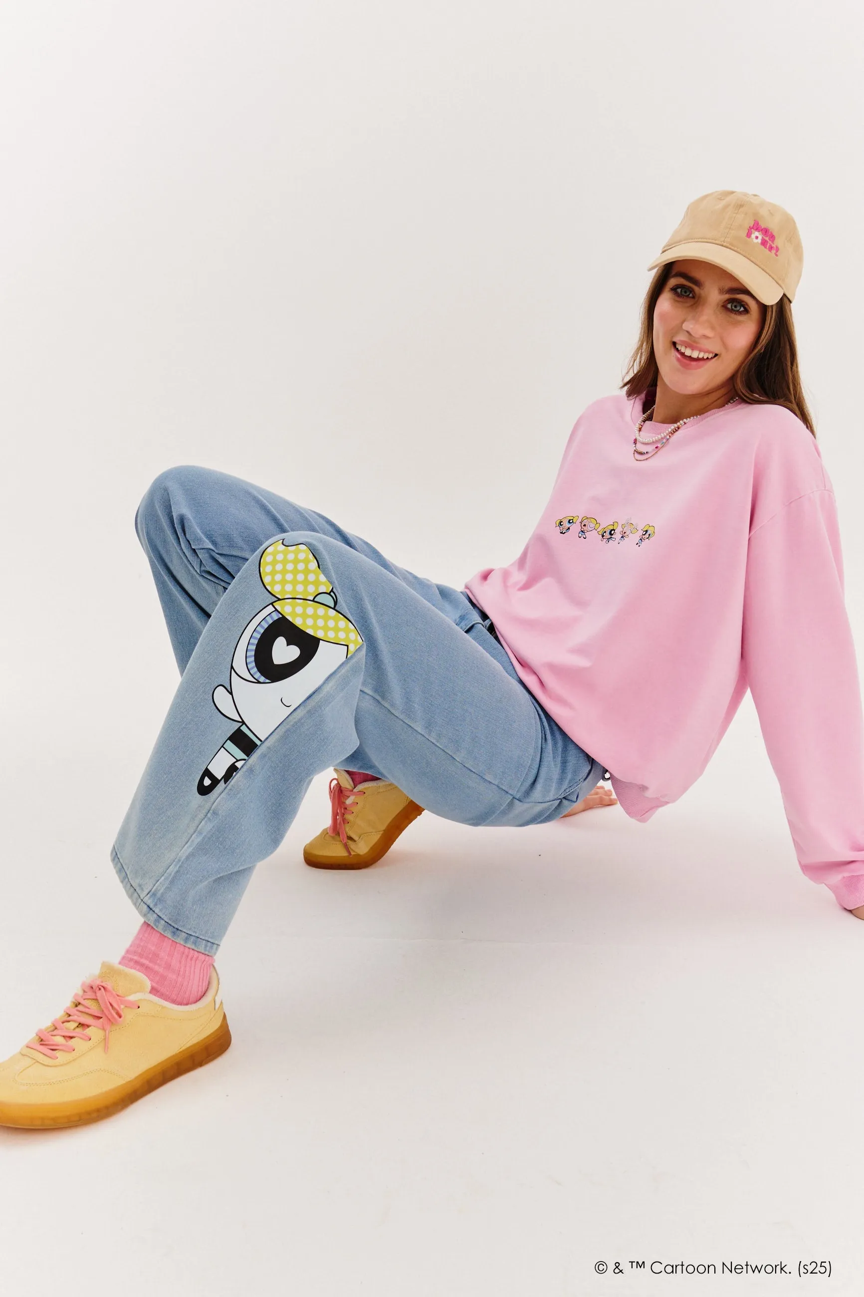 Bubbles denim pants