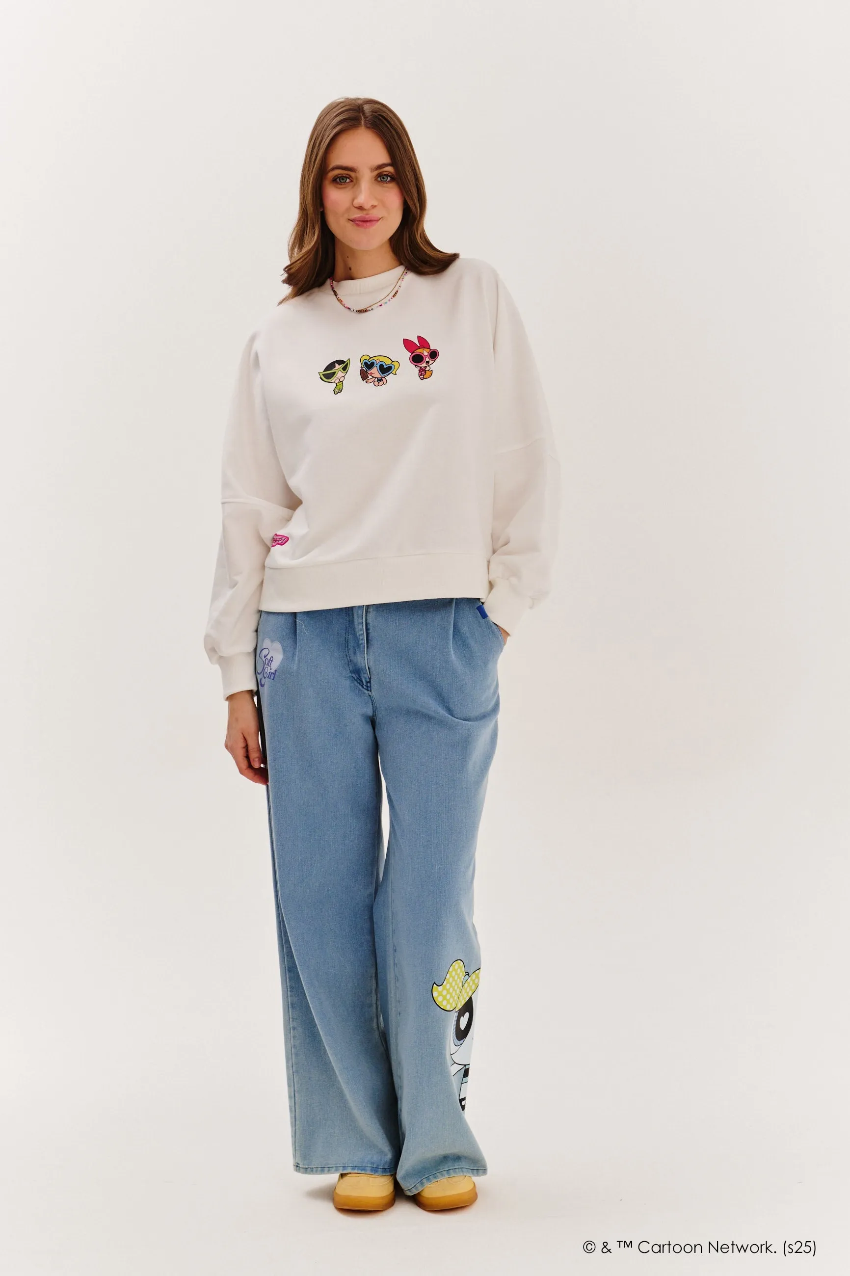 Bubbles denim pants