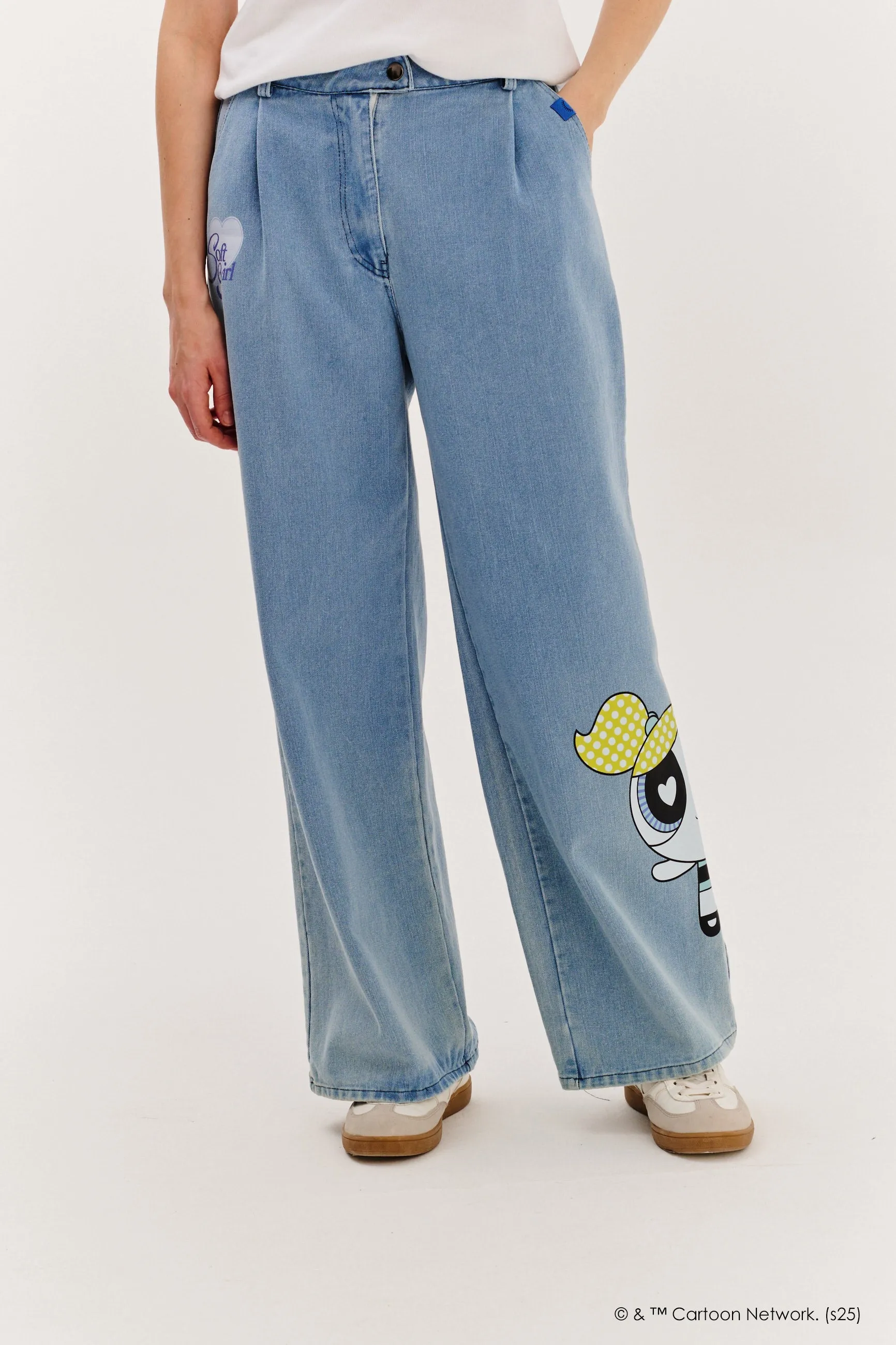 Bubbles denim pants