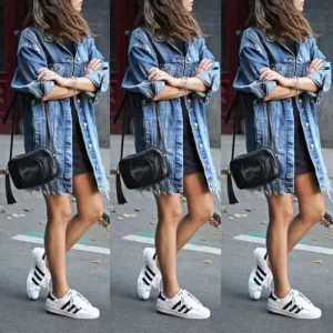 Casual Long Denim Jacket