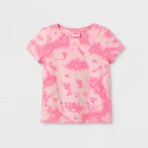 Cat & Jack Girls' Tie-Dye Short Sleeve T-Shirt