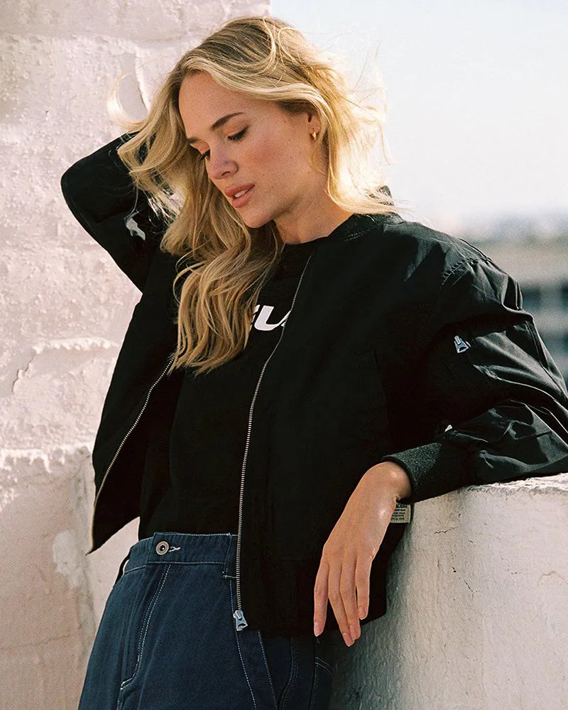 Chic Lightweight Bomber Jacket for Women