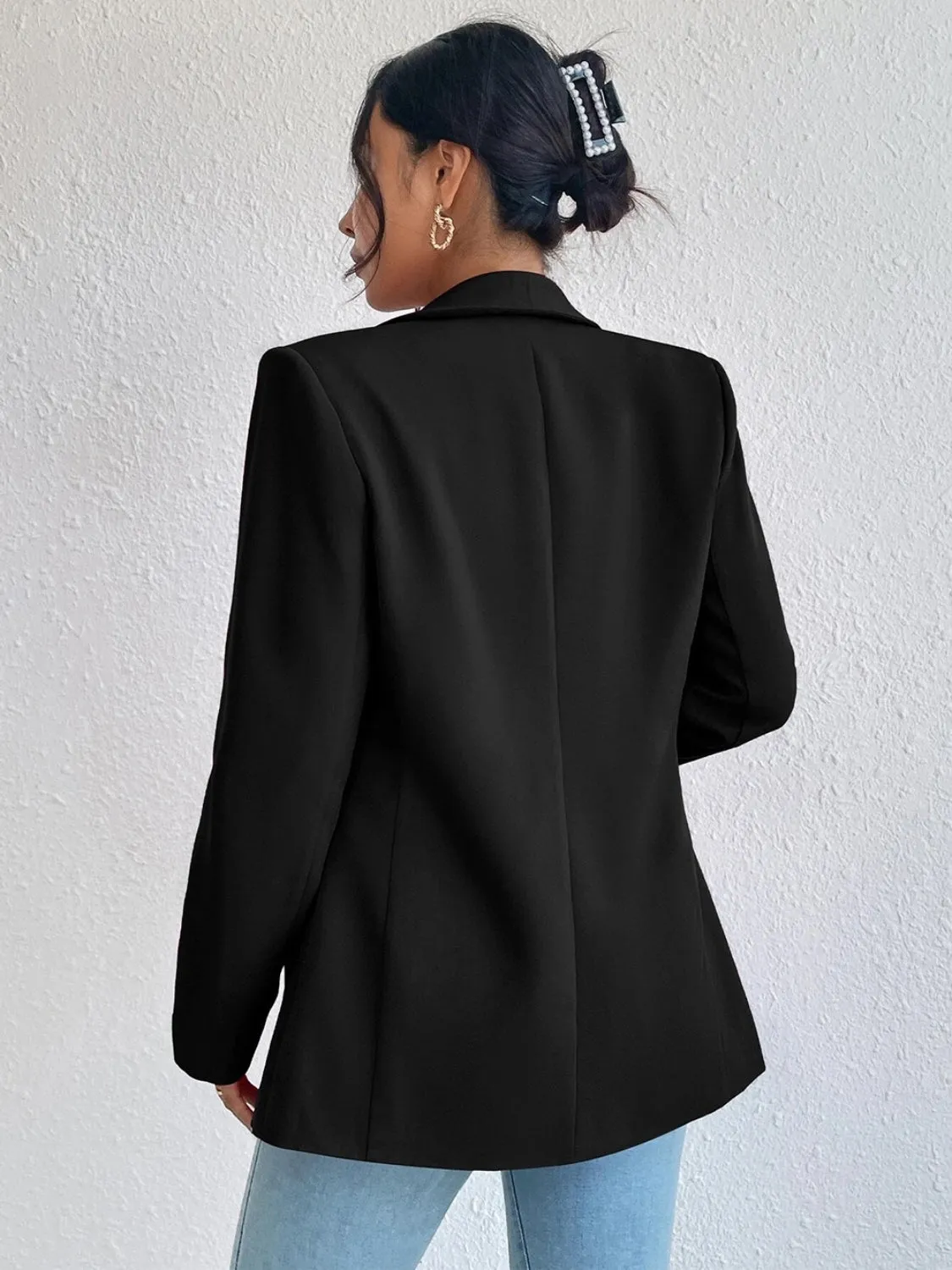 Chloe Shawl Collar Long Sleeve Blazer