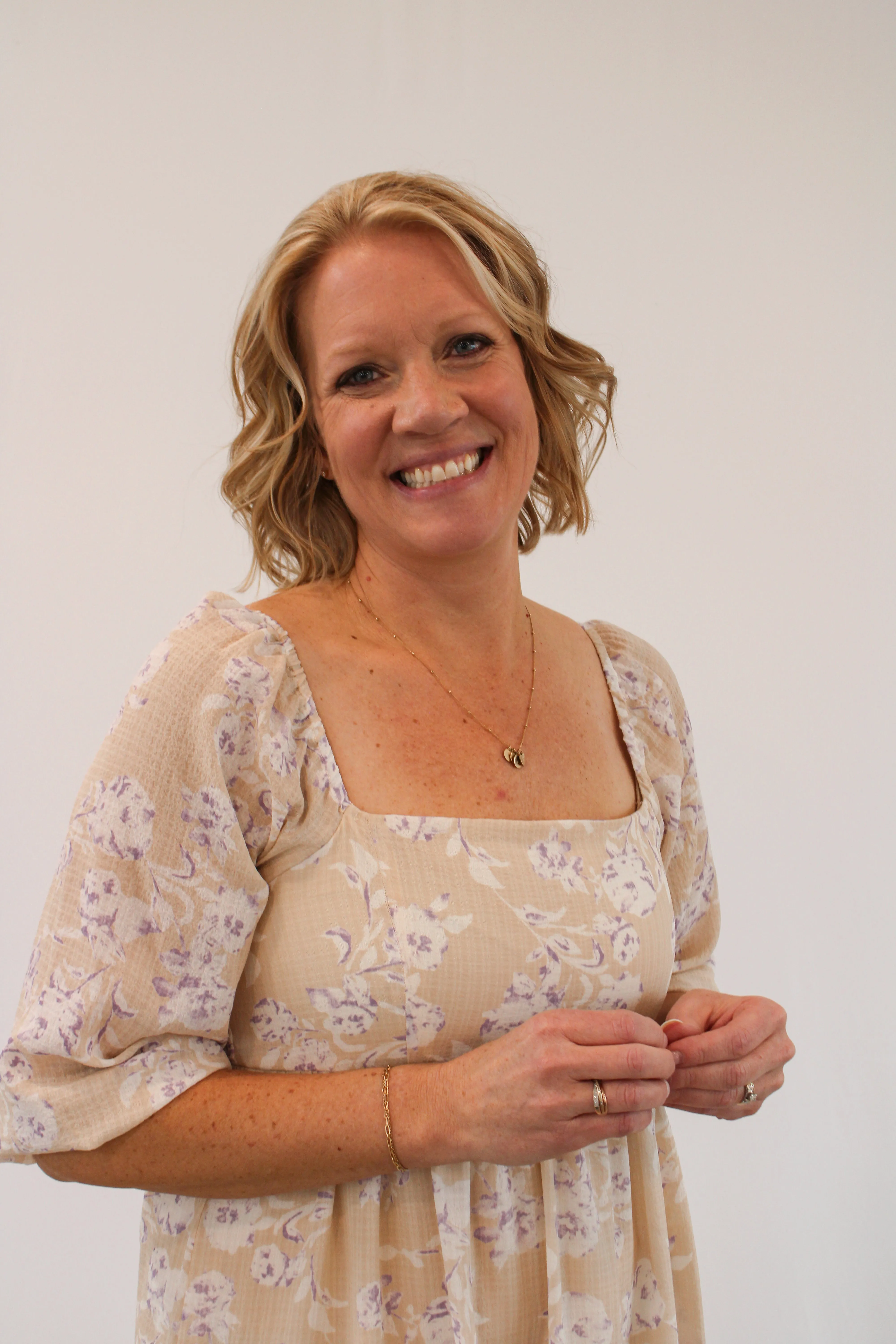 CINDY TAUPE AND PURPLE MAXI DRESS