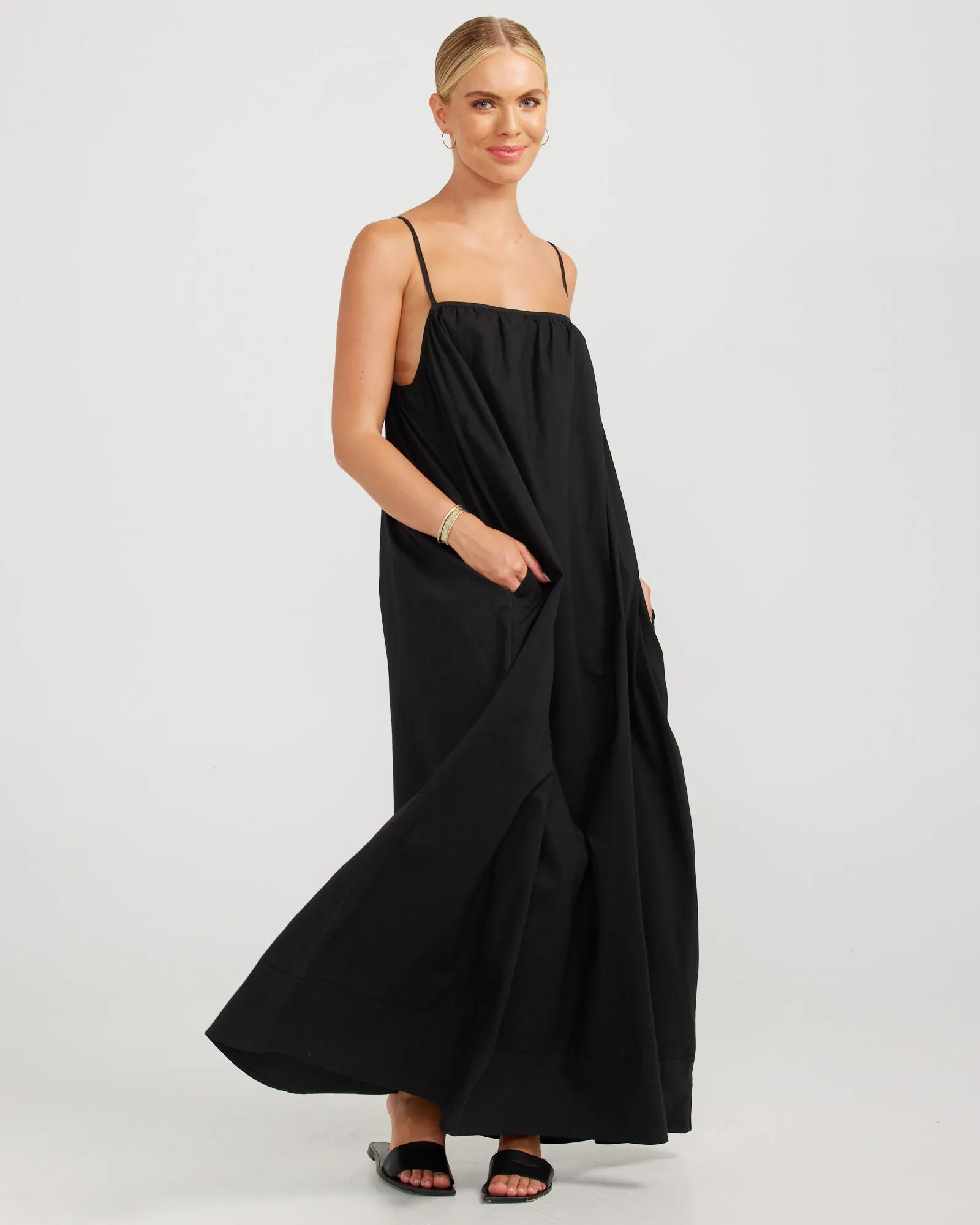CLEMENTINE MAXI DRESS - BLACK