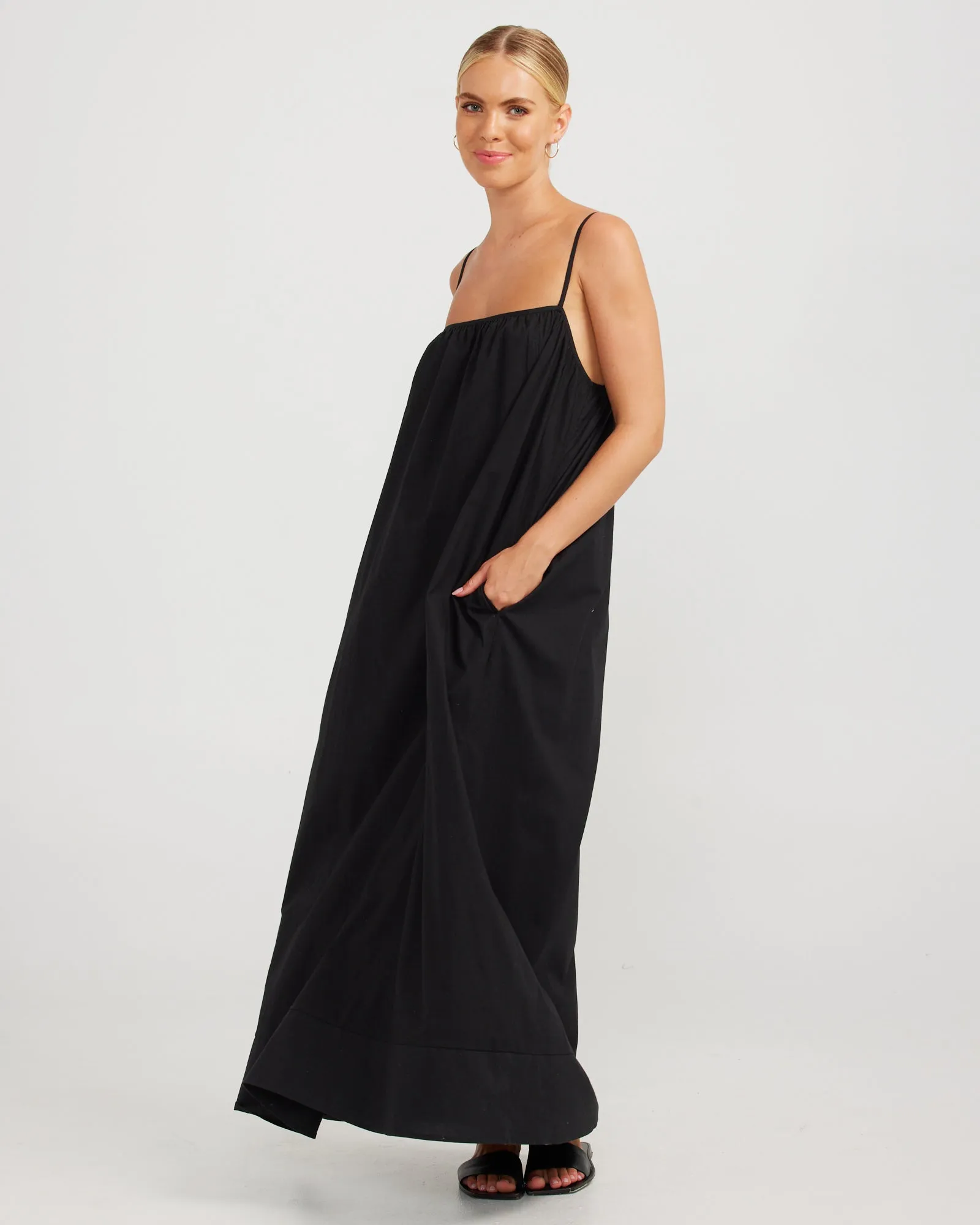 CLEMENTINE MAXI DRESS - BLACK