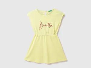 Cotton Printed Round Neck Girls Dresses