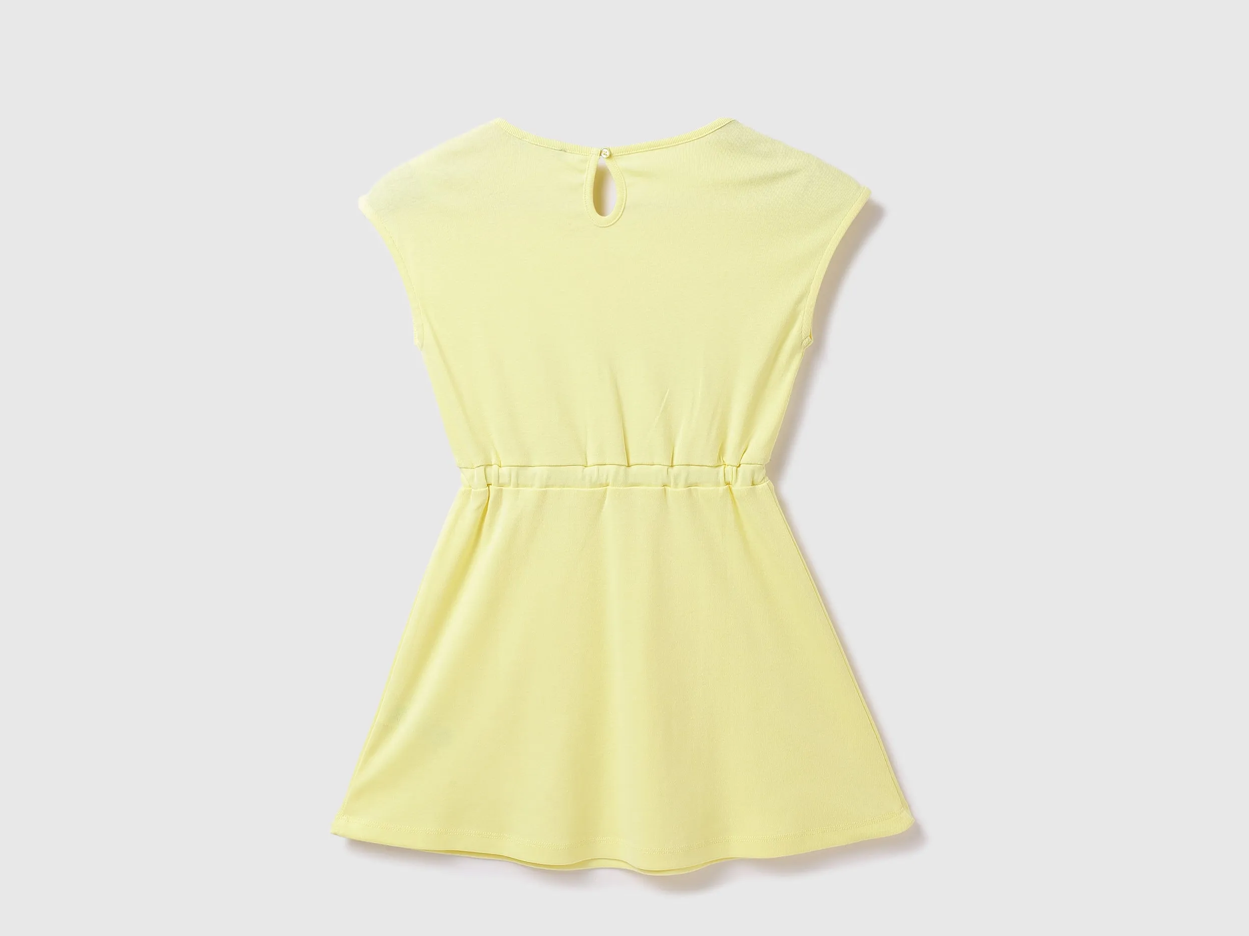 Cotton Printed Round Neck Girls Dresses