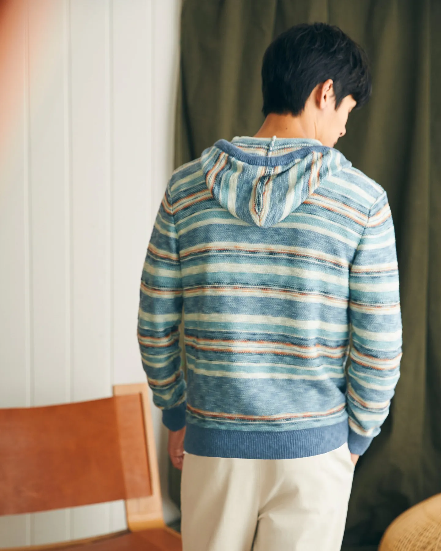 COVE SWEATER HOODIE - SUNSET STAR SERAPE