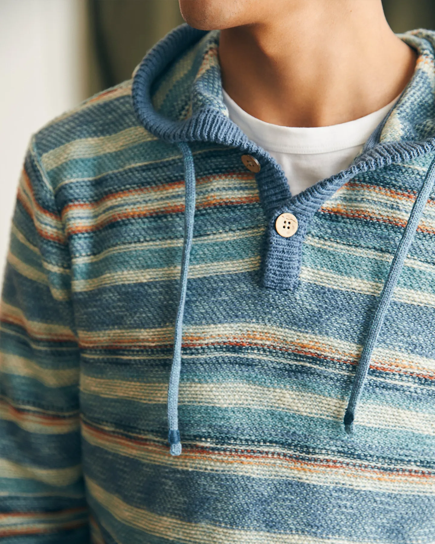 COVE SWEATER HOODIE - SUNSET STAR SERAPE